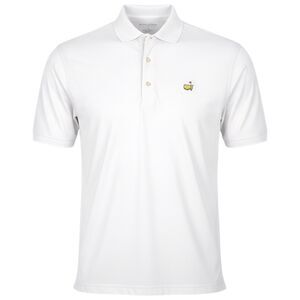 NWOT Augusta National Men's Masters Pique Performance Polo Shirt White Large